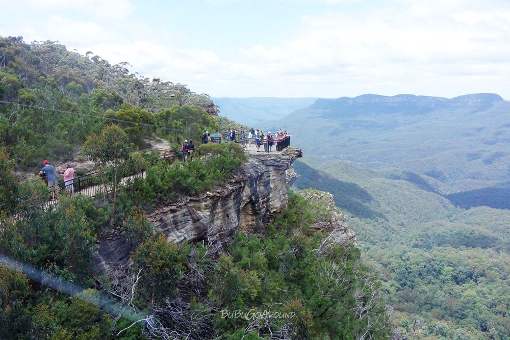 搭乘黃色高空纜車 Scenic Skyway 到另一端的觀景台Cliff View Lookou