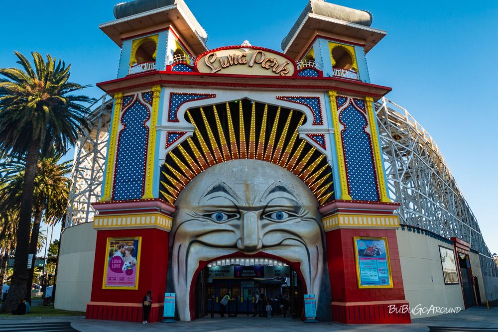 墨爾本月神公園(Luna Park Melbourne)入口