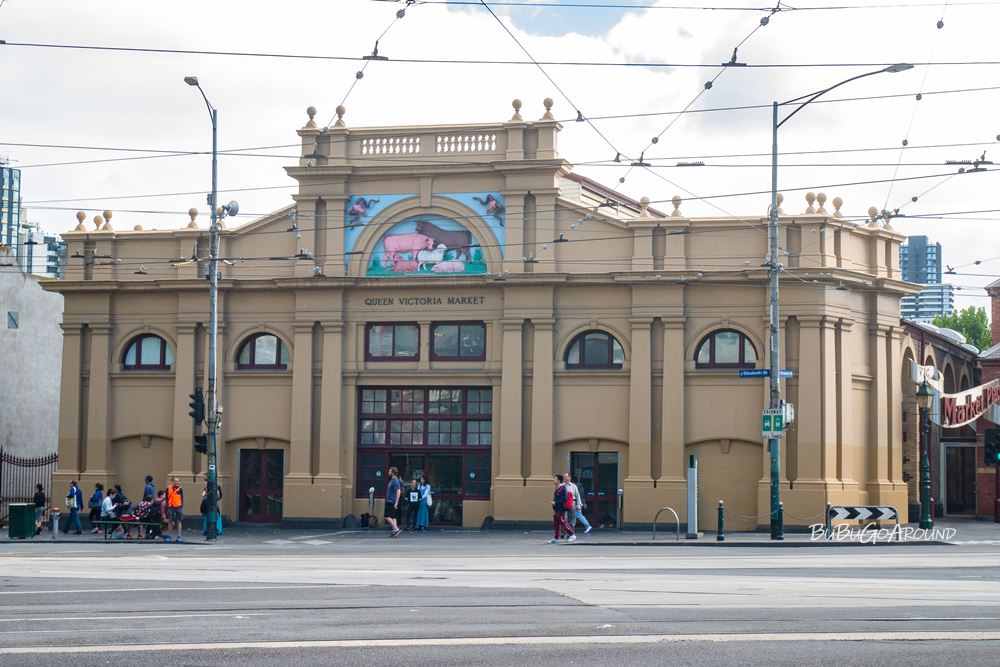 Queen Victoria Market 維多利亞女王市場的肉品海鮮區入口。