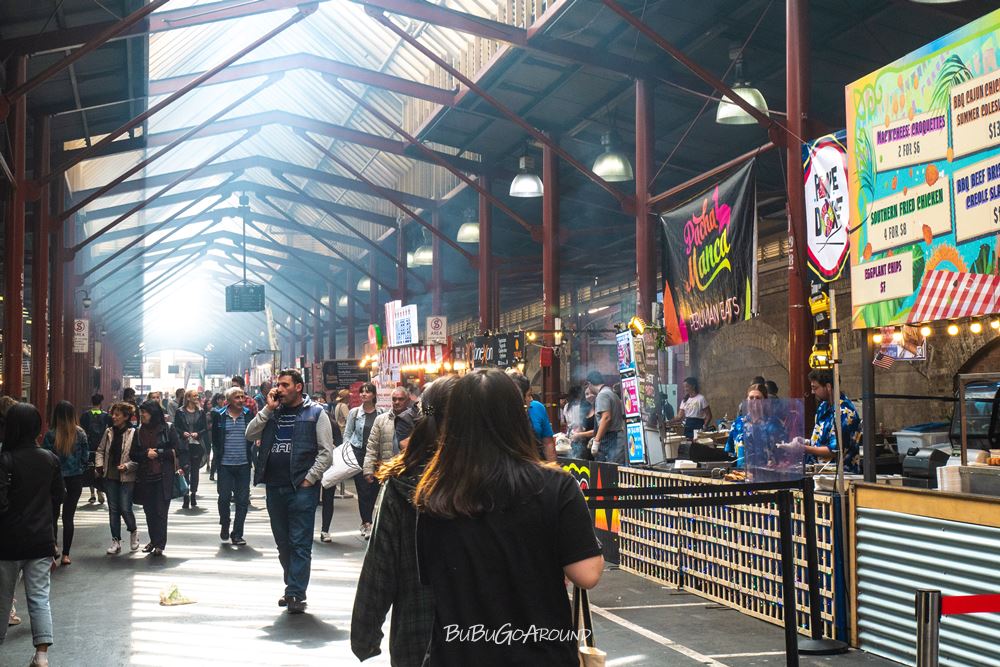Queen Victoria Market 維多利亞女王市場每個攤位都很大,走道也很寬